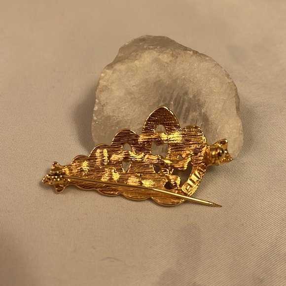 LIA Vintage Christmas Tree Brooch Pin - Picture 4 of 7